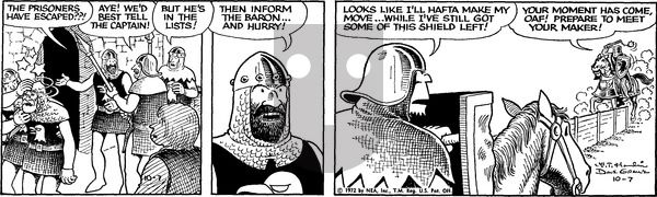 Alley Oop on Saturday October 7, 1972 Comic Strip
