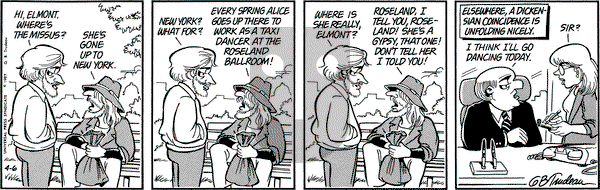 Doonesbury on Monday April 6, 1987 Comic Strip