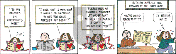 Cathy Classics - Wednesday February 11, 2009 Comic Strip