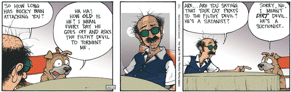 Get Fuzzy on Tuesday July 21, 2009 Comic Strip