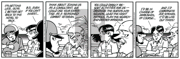 Doonesbury on Monday July 22, 1996 Comic Strip