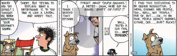 Get Fuzzy on Friday October 21, 2016 Comic Strip
