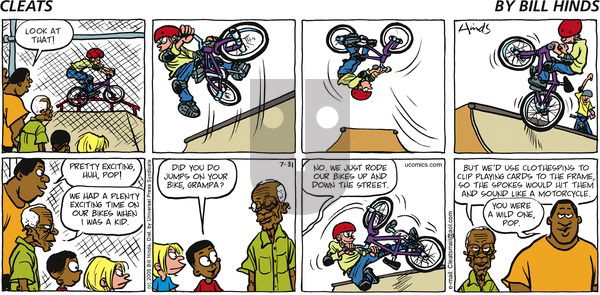 Cleats on Sunday July 31, 2005 Comic Strip