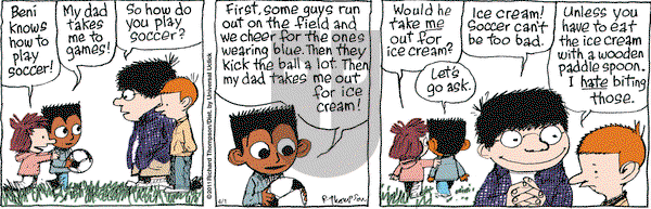Cul de Sac on Friday April 1, 2011 Comic Strip