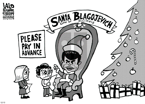 Lalo Alcaraz on Wednesday December 10, 2008 Comic Strip