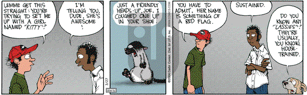 Get Fuzzy on Saturday March 27, 2004 Comic Strip