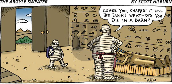 The Argyle Sweater on Sunday February 9, 2014 Comic Strip