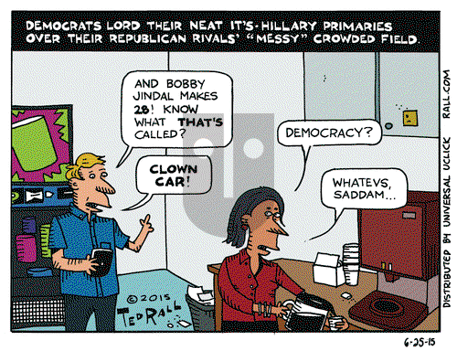 Ted Rall on Thursday June 25, 2015 Comic Strip