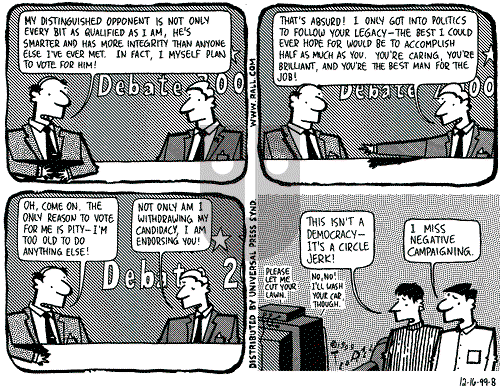 Ted Rall on Monday December 20, 1999 Comic Strip