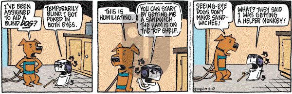 Pooch Cafe on Tuesday April 12, 2005 Comic Strip