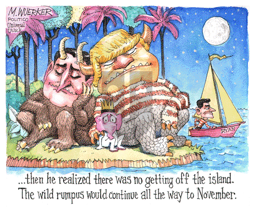 Matt Wuerker - Thursday April 14, 2016 Comic Strip