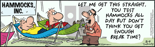 Frank and Ernest on Wednesday August 9, 2017 Comic Strip