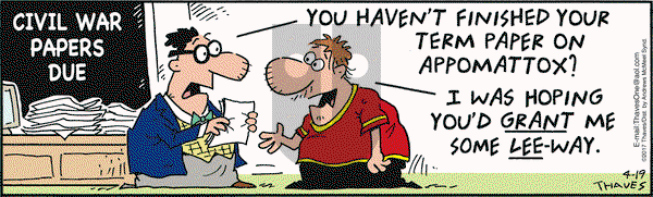 Frank and Ernest on Wednesday April 19, 2017 Comic Strip