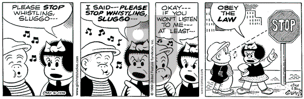 Nancy - Monday May 31, 1999 Comic Strip