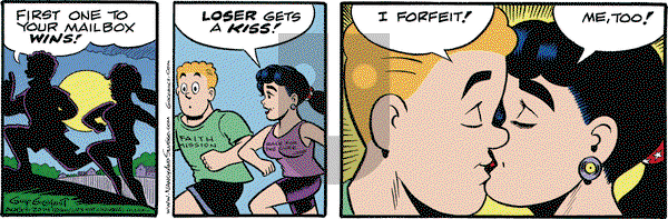 Nancy on Friday August 1, 2014 Comic Strip