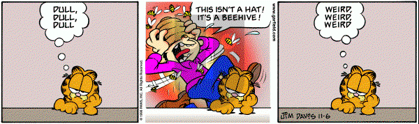 Garfield on Friday November 6, 1998 Comic Strip