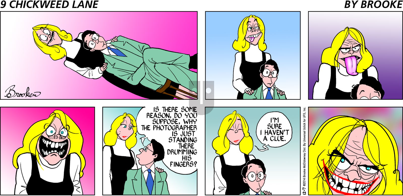 9 Chickweed Lane on Sunday December 7, 2014 Comic Strip