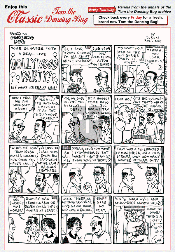 Tom the Dancing Bug on Thursday June 6, 2013 Comic Strip