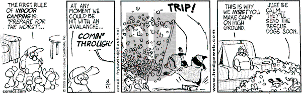 Over the Hedge on Wednesday August 11, 1999 Comic Strip