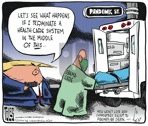 Tom Toles on Friday May 8, 2020 Comic Strip