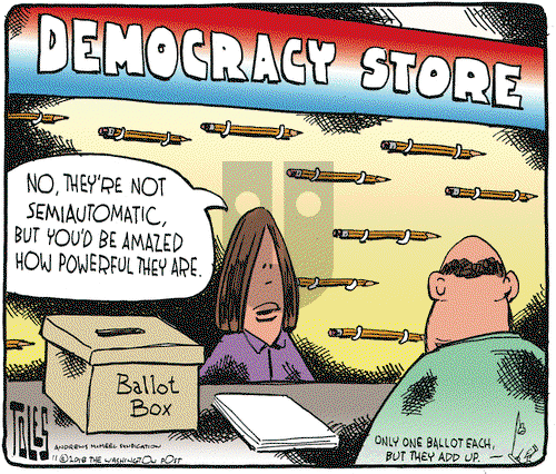 Tom Toles on Tuesday November 6, 2018 Comic Strip