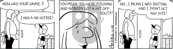 The Born Loser on Wednesday April 28, 2004 Comic Strip