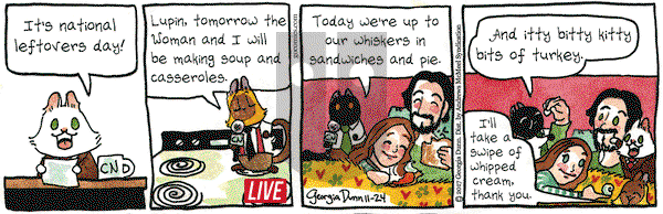 Breaking Cat News on Friday November 24, 2017 Comic Strip