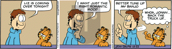 Garfield on Friday October 22, 2010 Comic Strip