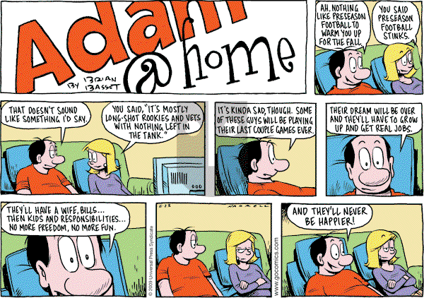 Adam@Home - Sunday August 23, 2009 Comic Strip