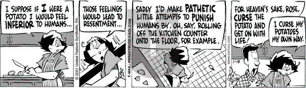 Rose is Rose on Thursday January 18, 2001 Comic Strip