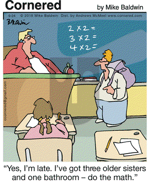 Cornered on Monday September 24, 2018 Comic Strip