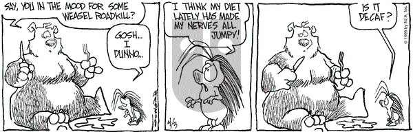 The Grizzwells on Saturday April 3, 1999 Comic Strip