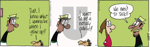 The Knight Life on Saturday April 7, 2018 Comic Strip