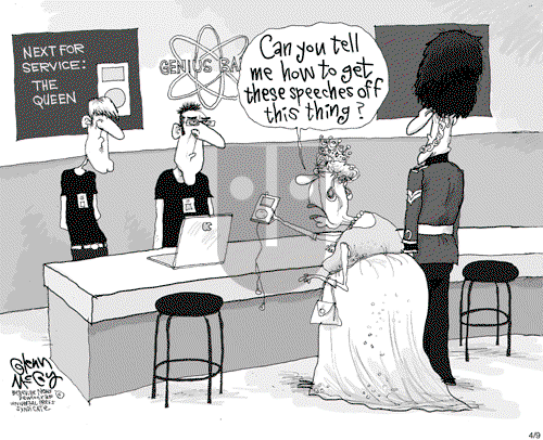 Glenn McCoy on Thursday April 9, 2009 Comic Strip