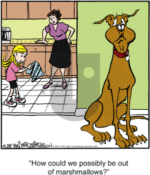 Marmaduke on Saturday April 28, 2012 Comic Strip
