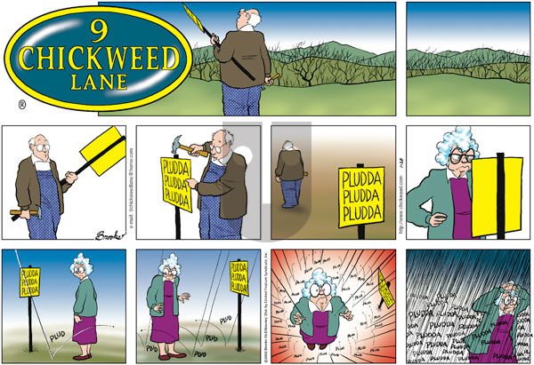 9 Chickweed Lane on Sunday January 20, 2002 Comic Strip