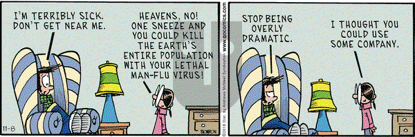 Grand Avenue on Thursday November 8, 2018 Comic Strip