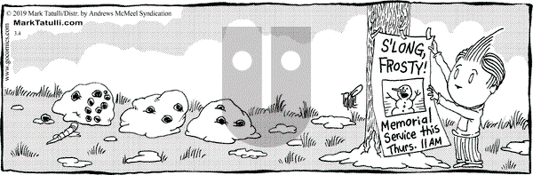 Lio on Monday March 4, 2019 Comic Strip