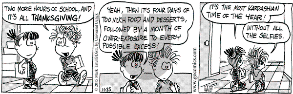 Heart of the City on Wednesday November 25, 2015 Comic Strip