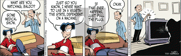 Baldo on Thursday July 23, 2015 Comic Strip