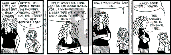 Clear Blue Water on Monday April 9, 2007 Comic Strip