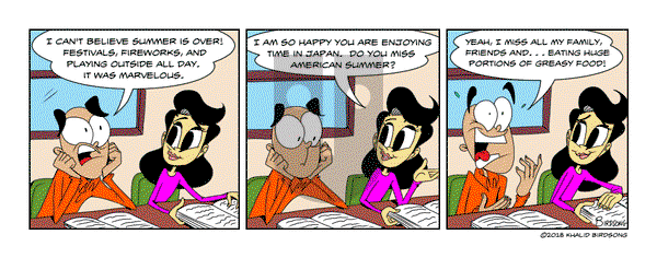 Little Fried Chicken and Sushi on Wednesday October 9, 2024 Comic Strip