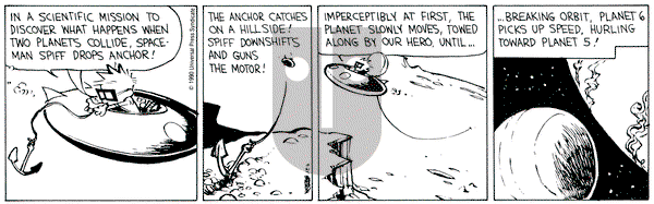 Calvin and Hobbes on Tuesday September 25, 1990 Comic Strip