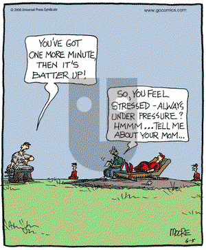 In the Bleachers on Monday June 5, 2006 Comic Strip