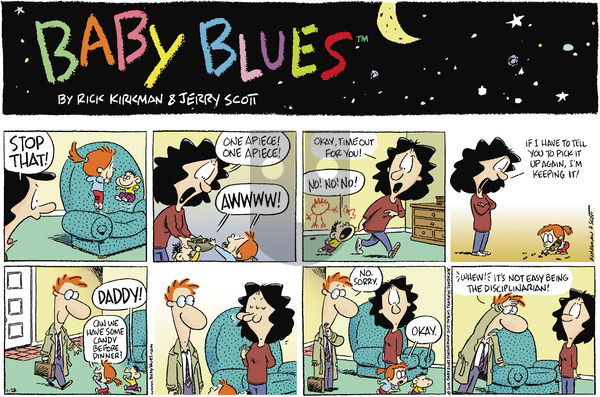 Baby Blues on Sunday January 28, 2001 Comic Strip
