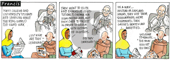 Francis on Thursday May 9, 2024 Comic Strip