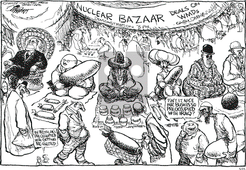 Pat Oliphant on Tuesday May 25, 2004 Comic Strip