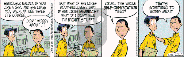 Baldo on Thursday March 22, 2012 Comic Strip