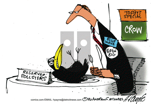 Henry Payne on Wednesday November 4, 2020 Comic Strip