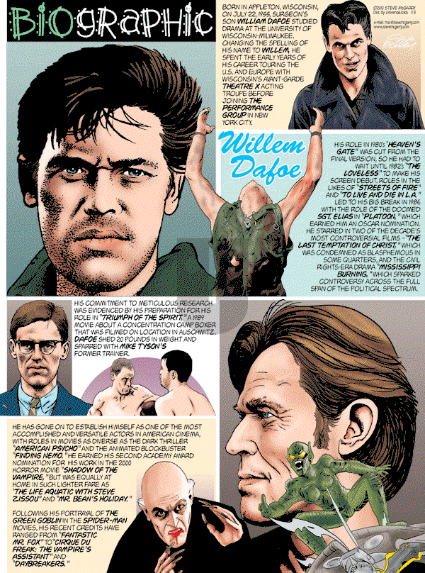 Biographic on Sunday January 3, 2010 Comic Strip